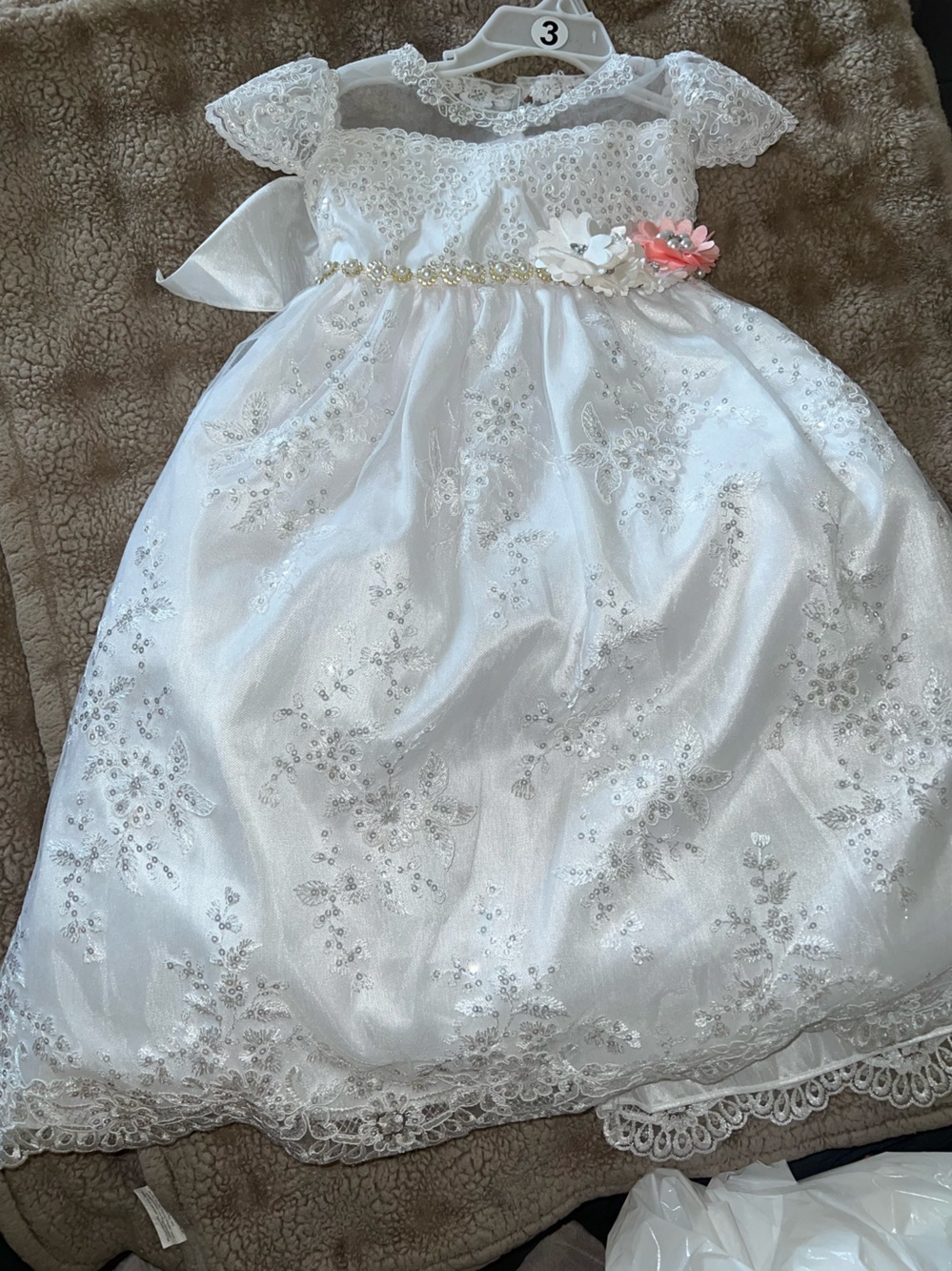 Christening gown , 3-year-old girl
